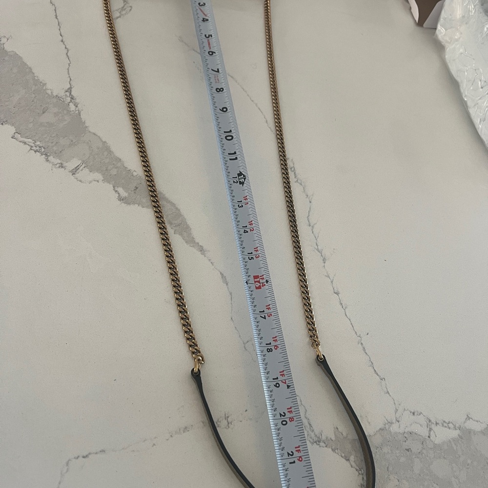 YSL Gold wallet on chain with detachable strap - Picture 15 of 16
